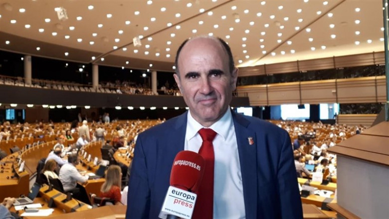 El vicepresidente del Gobierno de Navarra, Manu Ayerdi, en el Comité de Regiones. | EUROPA PRESS ep vicepresidentegobiernonavarra manu ayerdi encomite de regiones