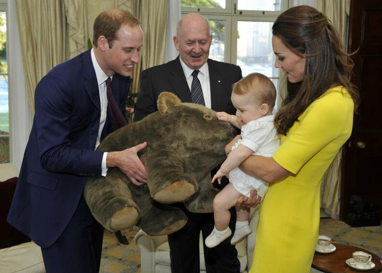 George, Guillermo, Kate Middleton, Cambridge