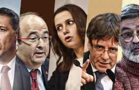 21d elecciones cataluna domenech albiol iceta arrimadas puigdemont riera junqueras