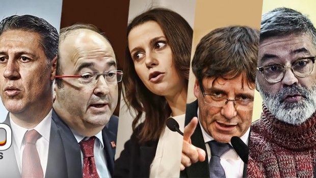 21d elecciones cataluna domenech albiol iceta arrimadas puigdemont riera junqueras