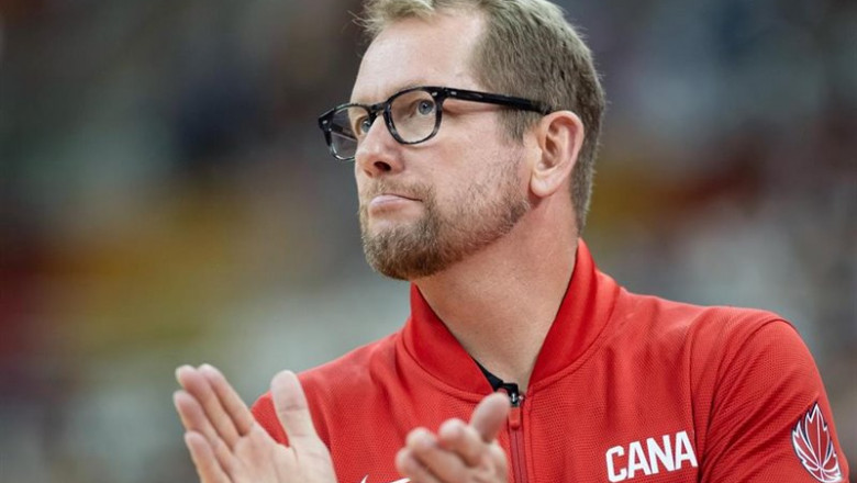 07 September 2019, China, Shanghai: Canada's manager Nick Nurse gestures on the touchline during the 2019 FIBA Basketball World Cup Group P classification stage basketball match between Canada and Jordan at the Shanghai Oriental Sports Center. Photo: Swen | Swen Pförtner/dpa ep 07 september 2019 china shanghai canadas manager nick nurse gestures on the touchline during the