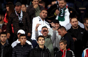 ep aficionados bulgaros durante el partido entre bulgaria e inglaterra clasificatorio para la