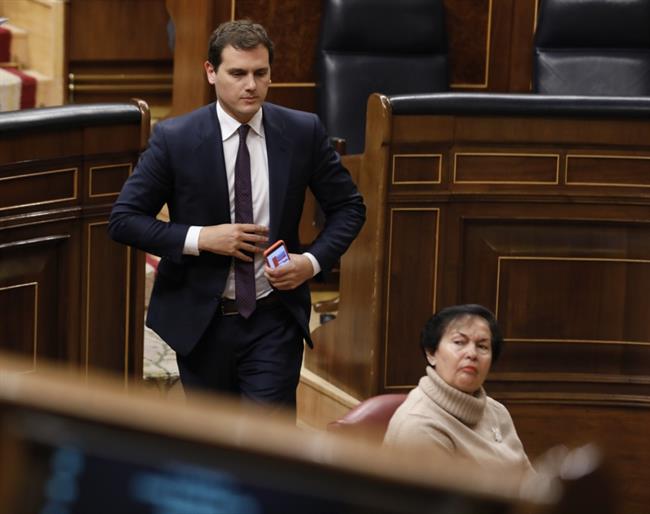 Albert Rivera en la sesión de control al Gobierno en el Congreso | EUROPA PRESS ep albert riverala sesioncontrolgobiernocongreso 20180411145002