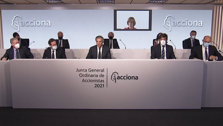 ep archivo   junta general de accionistas de acciona de 2021