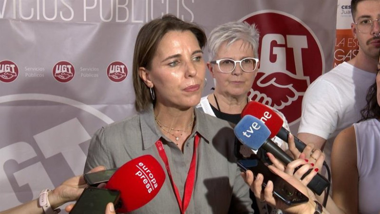ep archivo   la secretaria general de ugt servicios publicos isabel araque