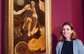 ep barbara jatta directora de los museos vaticanos posa durante la presentacion de una exposicion de