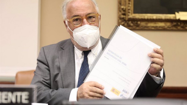 ep el director general de trafico pere navarro a su llegada a la comision sobre seguridad vial en el