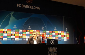 ep el entrenador del fc barcelona ernesto valverde en rueda de prensa tras el partido contra el