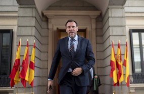 ep el ministro de transportes y movilidad sostenible oscar puente tras el acto institucional por el