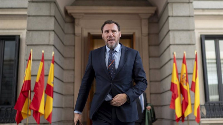 ep el ministro de transportes y movilidad sostenible oscar puente tras el acto institucional por el ep el ministro de transportes y movilidad sostenible oscar puente tras el acto institucional por el