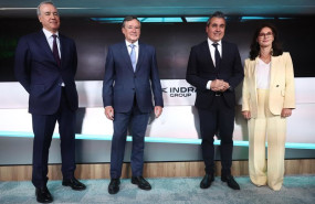 ep el nuevo ceo de indra josep maria recasens y el presidente ejecutivo de indra angel simon