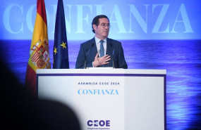 ep el presidente de la ceoe antonio garamendi interviene durante la asamblea general de la ceoe en