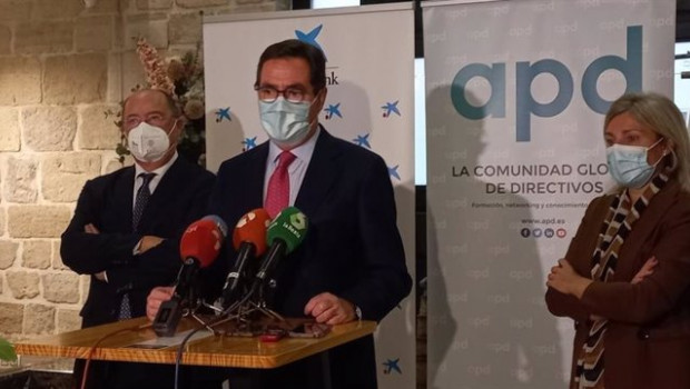 ep el presidente de la confederacion de organizaciones empresariales ceo antonio garamendi durante