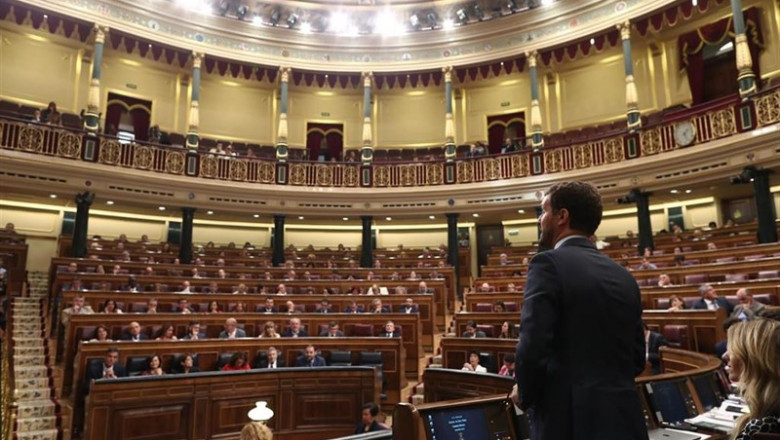 El presidente del PP, Pablo Casado, realiza sus preguntas al presidente del Gobierno en funciones, Pedro Sánchez, durante la sesión de control al Gobierno en funciones, en Madrid (España) a 11 de septiembre de 2019. | Eduardo Parra - Europa Press ep el presidente del pp pablo casado realiza sus preguntas al presidente del gobierno en funciones