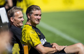 ep hans-joachim watzkemichael zorc observanentrenamientopretemporadaborussia dortmund