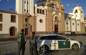 ep la guardia civil durantedispositivoseguridadla peregrinacionla virgencandelaria