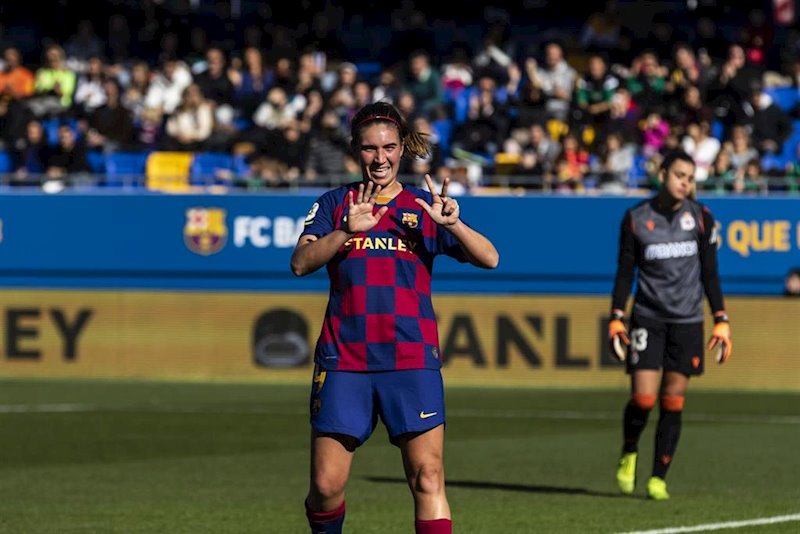 ep la jugadora del fc barcelona mariona caldentey