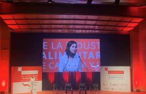ep la ministra de industria reyes maroto durante su intervencion en la feria de valladolid en la