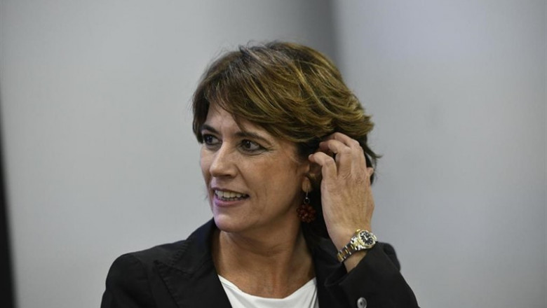 ep la ministra de justicia en funciones dolores delgado en la presentacion del secretario general de ep la ministra de justicia en funciones dolores delgado en la presentacion del secretario general de