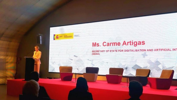 ep la secretaria de estado de digitalizacion e inteligencia artificail carme artigas en un evento