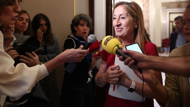 ep la vicepresidente tercera del congreso de los diputados ana pastor ofrece declaraciones a los