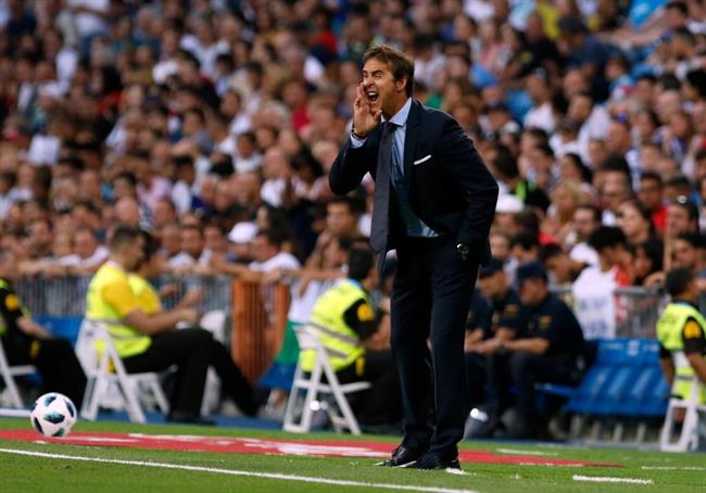 Lopetegui, durante el Trofeo Santiago Bernabéu de 2018 | @REALMADRID ep lopetegui durantetrofeo santiago bernabeu2018