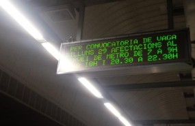 ep metrobarcelona registrara una nueva jornadahuelgalunes