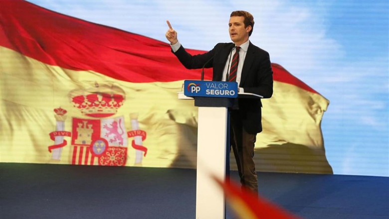 Mitin del Partido Popular en el Auditorio de la Diputación de Alicante | Joaquín Reina - Europa Press ep mitinpartido popularauditoriola diputacionalicante 20190421131905