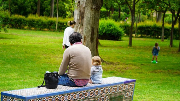 ep parque de maria luisa de sevilla con ninos