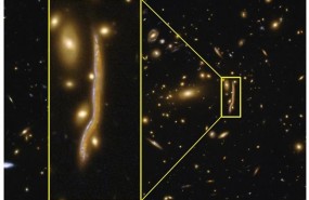 ep the cosmic snake is the image ofdistant galaxy deflected bystrong gravita