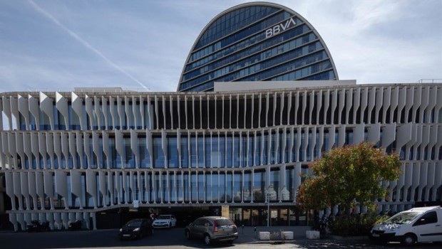 ep archivo   fachada del edificio la vela en la ciudad del bbva a 25 de septiembre de 2025 en madrid