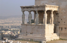 ep archivo   grecia templo de las cariatides en la acropolis de atenas