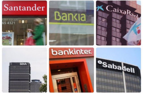 ep archivo - montaje de los logos de los seis bancos cotizados en espana ep archivo - montaje de los logos de los seis bancos cotizados en espana