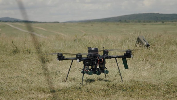 ep archivo   un dron ensaya el vuelo en el centro de entranamiento militar de lest eslovaquia en