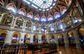 ep archivo   vista general del palacio de la bolsa de madrid a 5 de agosto de 2024 en madrid espana