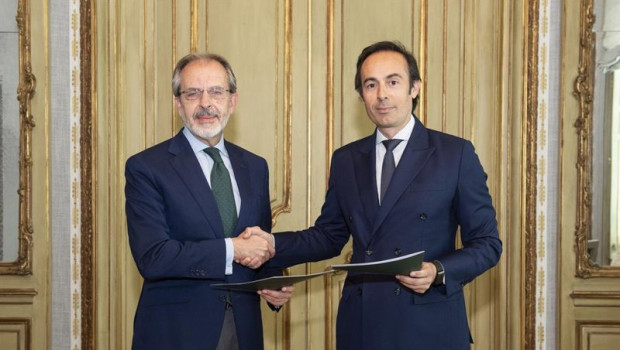 ep el consejero delegado de banca march jose luis acea izqueirda y el consejero delegado de generali