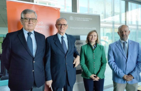ep el presidente del ces de galicia manuel perez el presidente del ces de espana anton costas la