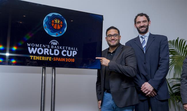Garbajosa presenta el logo de la Copa del Mundo de Tenerife | AGENCIALOF-FEB ep garbajosa presentalogola copamundotenerife