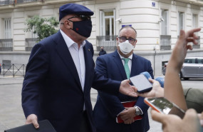 ep i d el comisario jubilado jose manuel villarejo acompanado por su abogado antonio garcia cabrera