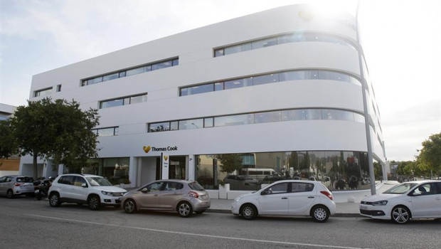 ep imagen de las oficinas de la compania de viajesthomas cook en palma de mallorca baleares horas