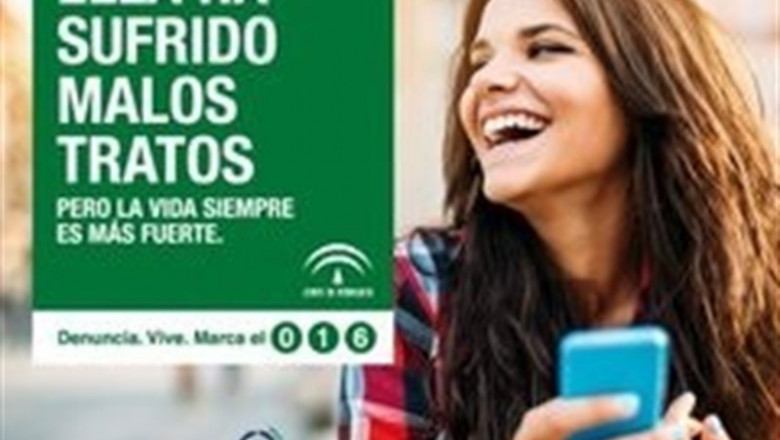 Imagen de la campaña 'Denuncia, Vive' de la Junta | JUNTA ep imagenla campana denuncia vive dejunta