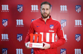 ep jan oblak ha sido elegido el mejor jugador por la aficion del atletico de madrid en el mes de