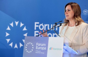 ep la alcaldesa de valncia maria jose catala durante su intervencion en el forum europa tribuna