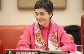ep la ministra de asuntos exteriores union europea y cooperacion arancha gonzalez laya en la reunion