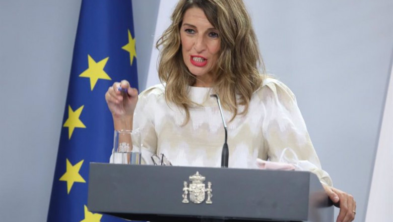 ep la ministra trabajo y economia social yolanda diaz comparece en rueda de prensa posterior al ep la ministra trabajo y economia social yolanda diaz comparece en rueda de prensa posterior al