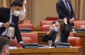 ep la portavoz del pp en el congreso de los diputados cuca gamarra y su portavoz adjunto guillermo