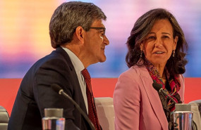 ep la presidenta de banco santander ana botin y el consejero delegado jose antonio alvarez durante ep la presidenta de banco santander ana botin y el consejero delegado jose antonio alvarez durante