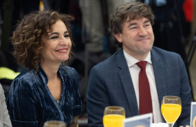 ep la vicepresidenta cuarta y ministra de hacienda y funcion publica maria jesus montero y el