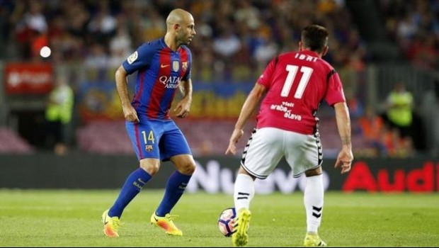 ep mascherano barcelona e ibai gomez alaves