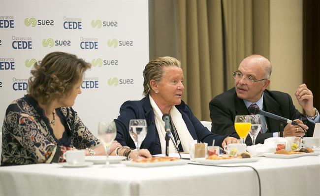 Presidenta de Eulen, María José Álvarez, en desayunos CEDE | CEDE ep presidentaeulen maria jose alvarez en desayunos cede